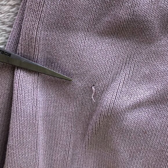 L.L.Bean Womens Cardigan Sweater Size XL Knit Coatigan Button Up Pink Silk Blend - Picture 4 of 8